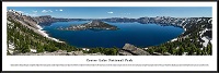 Blakeway Worldwide Panoramas Crater Lake Panoramic Summer Scene Framed